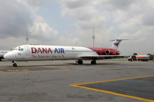Dana Air aircraft