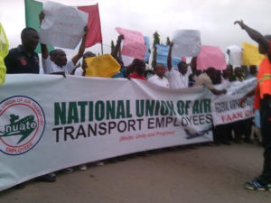 Union Members Protesting against Planned Concession