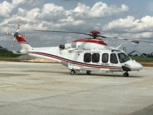 ADA and OAS Helicopter at the company's facility in Port Harcourt