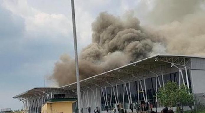 FIRE AT PH AIRPORT